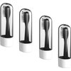HQSLsund 4 Pack Electric Toothbrush Head Holder Storage Case Toothbrush Holder, Electric Toothbrush Holder, No Mess, Hygienic Toothbrush Head Holder, No Grime Build-Up, Transparent