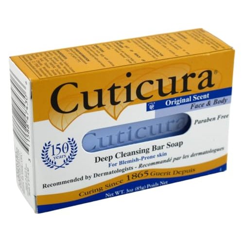Cuticura Original Soap Bar 3 Ounce Box (88ml) (6 Pack)