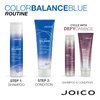 Joico Color Balance Blue Conditioner | For Lightened Brown Hair | Eliminate Brassy Orange Tones | Boost Color Vibrancy & Shine | UV Protection | With Rosehip Oil & Green Tea Extract | 8.5 Fl Oz