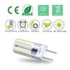 G8 LED Bulb Dimmable 3W Warm White 3000K T4 Bi-Pin Base 120V 20W-25W Halogen Bulb Replacement for Under Cabinet, Counter Lighting (12-Pack)