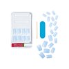 KISS Gel Fantasy, Press-On Nails, Nail glue included, Jelly Crushin', Light Blue, Medium Size, Square Shape, Includes 28 Nails, 2G Glue, 1 Manicure Stick, 1 Mini File