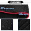 VekAuto Dashboard Cover Compatible for Mitsubishi Outlander 2023, Non-Slip Polyester Black Red Dash Cover Mat Dash Board Protector Cover