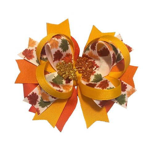 Falling Leaves Boutique Hair Bow