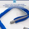 CPAP Hose Cover by Snugell - 6ft Tubing Wrap - Compatible with ResMed, Fisher & Paykel and Other Tubes - Ultra Soft Zippered Fleece Cover, Insulation & Protection for CPAP Tubing (Blue)