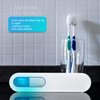 TAISHAN UV Toothbrush Case Sanitizer，Portable Rechargeable Travel Toothbrush Holder,Fits All Toothbrushes for Electric and Manual Toothbrushes,Safety Feature for Home and Travel