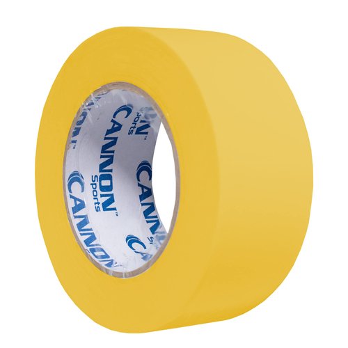 Cannon Sports Floor Marking Tape for Gymnastics, Grappling, Wrestling and Fitness Training (2 inch, Yellow)
