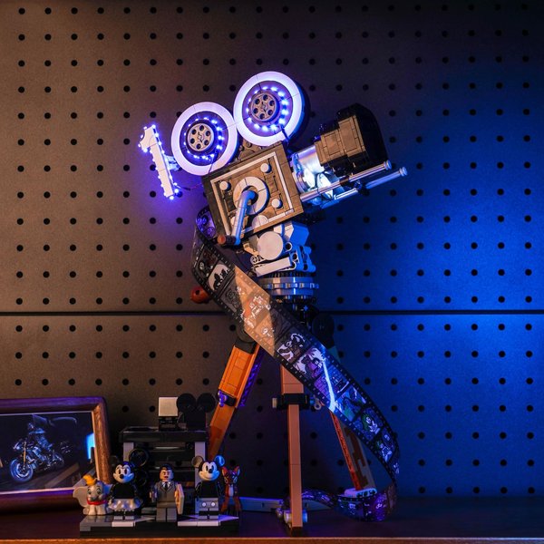 BrickBling LED Light Compatible with Lego 43230 Walt Tribute Camera, Creative Lighting Kit Compatible with Lego Camera-No Model Included