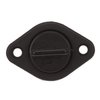 Attwood 17211-3 Drain Plug and Receiver Kit, ¾-Inch Diameter 1-Piece Plug, Threaded Receiver, Molded Black Plastic
