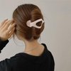 Canitor 4 PCS Flat Hair Clips for Women Flat Claw Clips for Thick Thin Hair Matte French Clips for Girls Hair Accessories for Women Duck Billed Alligator Hair Clips