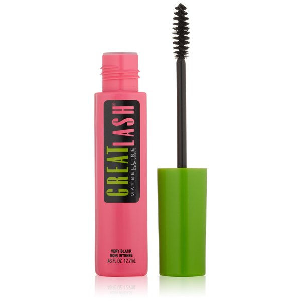 Maybelline New York Makeup Great Lash Washable Mascara, Brownish Black Volumizing Mascara, 0.43 fl oz