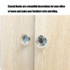 GoodtoU 25P Dresser Knobs Crystal Knobs Drawer Knobs - Cabinet Pull Crystal Dresser Knobs Knobs and Pull for Dresser Drawers Knobs and Knobs for Dresser Drawers Kitchen Bathrom Cabint