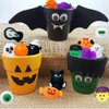SUNPROUND 24 PCS Halloween Mochi Squishy Toys，Mini Fidget Toys Bulk for Kids, Party Favors Supplies, Halloween Treat Goody Bags Filler, Halloween Toys Decorations Stress Relief Toys