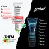 Grind Natural Toothpaste, Fluoride-Free - Dentist Recommended Hydroxyapatite, Theobromine & Activated Charcoal for Remineralizing, Sensitive Teeth, & Whitening, Made in USA, Vegan (4 oz)