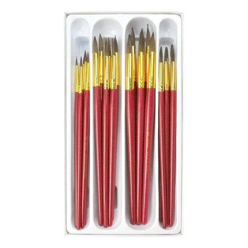 Royal & Langnickel BOX SET CAMEL HAIR, tan/brown