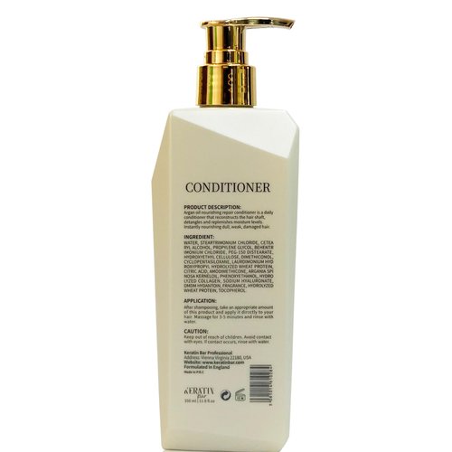 KERATIN BAR Organic Shampoo For Hair, Smoothing & Nourishing, Color & Keratin Safe, Paraben & Free, Hair Repair, Keratin Protein, Anti - Frizz (Organic Shampoo) (Argan Oil Conditioner)