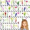 60 Pcs Bean Sprout Hair Clips,Mixed Style Plant Hairpins,Flower Plant Hairpins Hair Accessories for Women Girl School Home Party