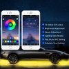 Yielinth Smart Exterior Car Lights,16 Million Colors Music Mode Neon Accent Lights Strip ,Waterproof underglow kit for car with APP & RF Remote Control,DC 12V