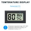4 Pack Mini Digital Electronic Temperature Humidity, Meters Gauge Indoor Thermometer Hygrometer LCD Display Fahrenheit (?) for Reptile Tank Humidors Greenhouse Garden Cellar Jars Closet