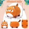 Red Panda Plush Stuffed Animal, 11.8"Red Panda Plush Toys, Cute Bear Plushie Toy Stuffed, Red Panda Plush Pillow Plushies Gifts, Hugging Pillow Room Decoration Kawaii Doll Birthday Gifts for Kids