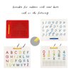 Replacement Stylus Magnetic Drawing Pen Magnet Replacement Pens for Magnetic Drawing Board Pen Replacement Magnapad A to Z and Numbers 0-9 (Yellow)