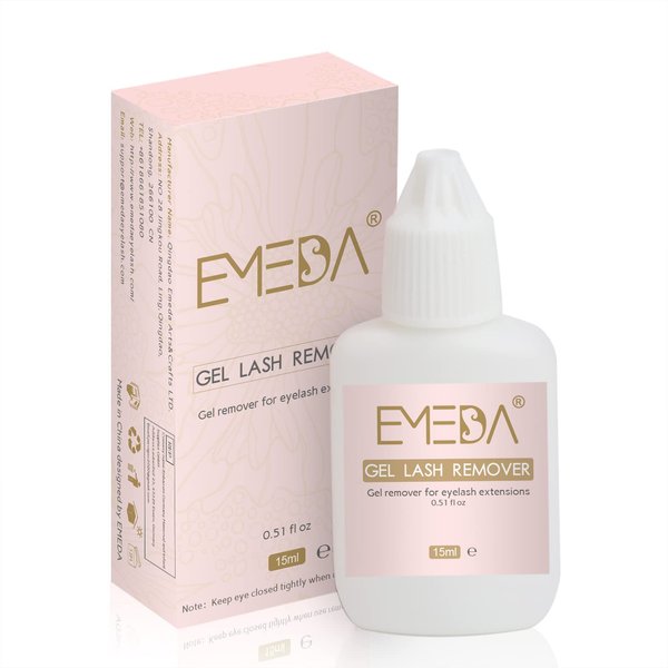 EMEDA Eyelash Extension Remover Gel Not for Clusters Glue 15ml Quickly Dissolves Powerful Lash Extension Glue Professional Removal for Lash Extensions Adhesive (15ml)