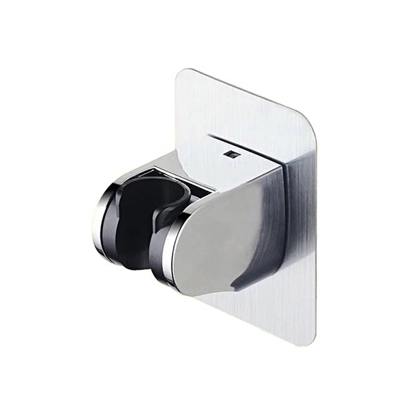 KAIYING Self Adhesive Handheld Shower Head Holder Wall Mount, Adjustable Angle Rv Shower Head Holder, Bathroom Shower Wand Holder, Universal Shower Bracket, ABS, Chrome