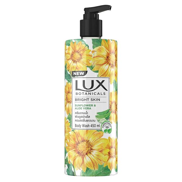 Lux Botanicals Bright Skin Shower Gel, Natural Extracts, No Paraben,- 450 ml/15.2 Fl.Oz