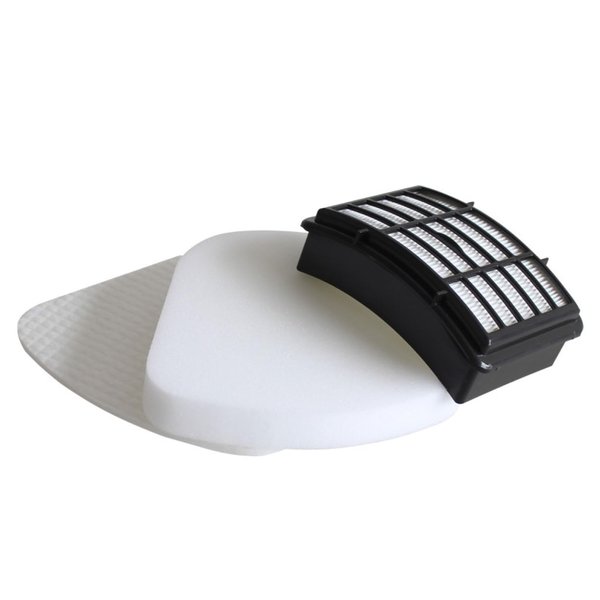Qwick Filter Kit Hepa Foam Felt For Shark Vacuum Navigator Lift-Away Professional Deluxe Upright NV360 NV352 NV356E Washable Replacement Alternative to XFF350 and XHF350