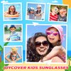 Joycover Kids Sunglasses Bulk, 12 Pack Kids Sunglasses Party Favors for Kids 4-8 3-5, Neon Kids Sunglasses for Beach Pool Birthday Party Supplies, Goodie Bag Stuffers for Boy Girls
