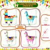 KatchOn, 4Pcs Llama Balloons for Birthday Party - Giant 39 Inch | Llama Birthday Balloons for Llama Birthday Decorations | Alpaca Foil Balloons for Fiesta Party Decorations | Llama Party Decorations