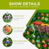 140 Pcs 3D Printed Mini Animals Set - Flowers, Owls, Puppies, Cats, Turtles, Spiders, Ducks, Spiders, Rats，2cm Figurines Gradient Colors, Safe Eco-friendly Material for Car，Home and Office Deco