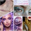 DAGEDA Body Glitter Stick, Mermaid Sequins Glitter Stick Face Body Sparkling Glitter, Chunky Holographic Hair Glitter, Durable Glitter Lips Nails Festival Rave Halloween Glitter Makeup, 06 Mermaid