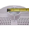 American Spa Parts Filter, Skimmer Basket,Coleman, '94-'08, Snap-in, Top Mount Skim Filter, White, 9 1/4" OD, Snaps On Top of Coleman Filter