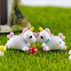 ONEST 16 Pieces Mini Unicorn Figurines Resin Garden Miniature Landscape Unicorn Cake Toppers Miniature Cute Cartoon Unicorn Crafts Ornament for Cake Garden Home Party Decoration