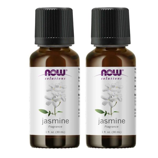 Now Foods Jasmine Scented Oil, 1 Ounce (Pack of 2) - Aromatherapy, Scented
