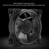 PWM Case Fan, ARGB Silent Case Cooler Fan, up to 2500PRM High Performance Cooling Fan, with Hydraulic Bearing, 7 High Pressure Blades, Easy to Install