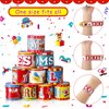Junkin Carnival Party Decorations Carnival Slap Bracelets for Kids Carnival Animals Wristband Bracelets Christmas Party for Birthday Baby Shower Christmas Showman Theme Party Decorations(40pcs)