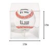 Franklin Sports Official Baseball Display Case - Plexiglass - Autograph Display - Fits Official Size Ball