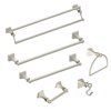 Moen Retreat Brushed Nickel Double Post Pivoting Toilet Paper Holder, Wall Mounted Toilet Roll Holder, DN8308BN