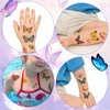10 Sheets Butterfly Temporary Tattoos,Waterproof Butterfly Cartoon Stickers,Fake Tattoo Stickers for Women and Girls Party Favors Supplies,Holographic Stickers for Kids Birthday Party Supplies