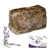 Aroma Depot African Black Soap 8 oz. Scented Lavender Bar Handmade with Shea Butter, Essential Oil. 100% Natural Infused Soap For Face and as a Body Wash.
