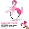 Mikily‘s Pink Flamingo Feather Headband for Women, One Size Fits All, Premium Durability Party Accessory Flamingo Costume Headband for Girls & Adults