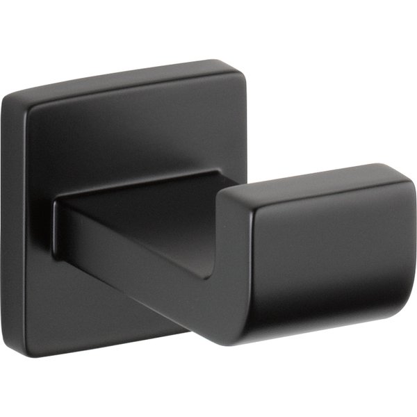 Delta 77535-BL Ara Single Towel Hook Bath Hardware Accessory in Matte Black