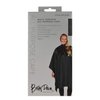 Betty Dain Multi Purpose Coloring/Styling Cape with Chemical-proof Panel, Lightweight Chemical Resistant Nylon, Chemical Proof Panel, Snap Closure, 54 x 60 inches, Black