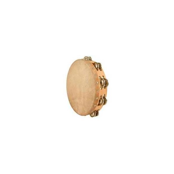 Holy Land Gifts Instr-Tambourine-10 Rnd-Goatskin