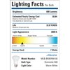 Maxxima LED BR20 Bulbs - 50 Watt Equivalent Dimmable 7 Watt LED Warm White R20 600 Lumens, 3000K Light Bulb with E26 Base, Ideal for Track or Recessed Lighting - 4 Pack