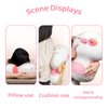 Mewaii 14” Mushroom, Strawberry Cow Plush Soft Plushies Squishy,Cute Stuffed Animals Kawaii Toys Throw Pillow Decoration Gift for Girls Boys