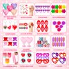 Thuodo 200pcs Valentines Party Favors Toys Assortment, Valentines Day Gifts for Kids as Valentine Classroom Prizes Rewards Bulk Goodie Bag Stuffers Birthday Party Supplies(Valentines)