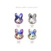 16 Pcs 3D Easter Bunny Nail Charms Crystals Rabbit Diamonds Rhinestones Gems for Acrylic Nails Design, Women Nail Art Decoration Craft Jewelry DIY.