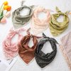 Kinlop 8 Pcs Floral Hair Bandanas Headband Triangle Boho Hair Scarf Headband Floral Printed Chiffon Head Kerchief Floral Hair Kerchief for Women Girls Hair Scarves Accessories (Classic Style)
